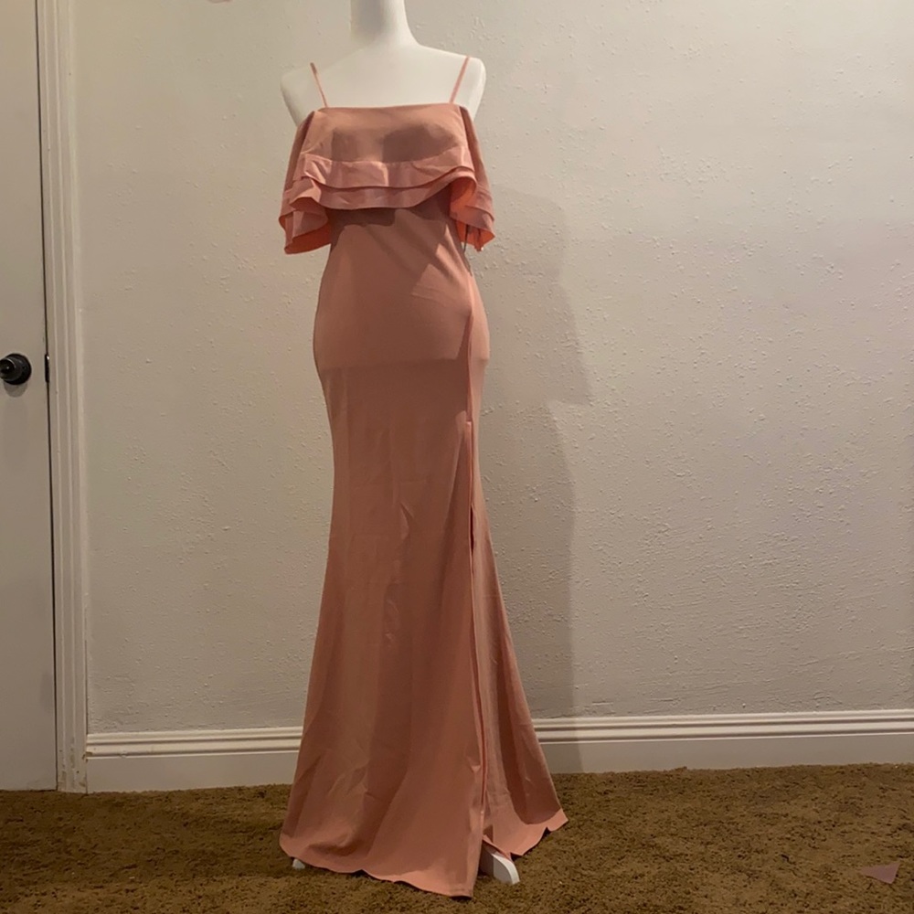 Lulus Wedding/Prom Pink Maxi Dress